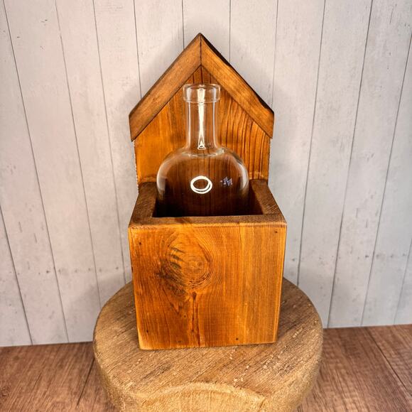 Beach House Vase Home Decor Rustic Art Nature Lover NeW - Picture 1 of 10